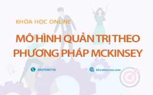 mô hình quản trị theo phương pháp Mckinsey online