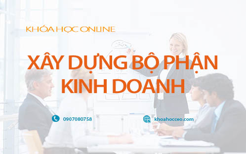 xây dựng bộ phận kinh doanh online